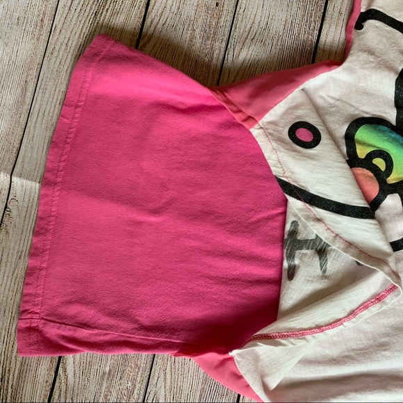 HELLO KITTY | T-shirt Tank Top Pink Combo - Picture 8 of 10